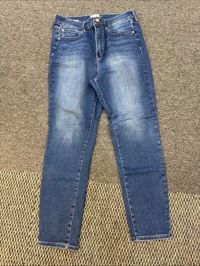 Nicole Miller Medium Blue Skinny High-Rise Jeans